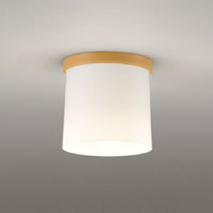 オーデリック 【生産完了品】LED小型シーリングライト 白熱灯60W相当 電球色 調光タイプ ナチュラル OL013007LC