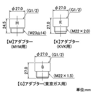 カクダイ 【販売終了】節水シャワーヘッド 吐水穴外周φ38mm アダプター付 クリーム 節水シャワーヘッド 吐水穴外周φ38mm アダプター付 クリーム 356-400-C 画像4