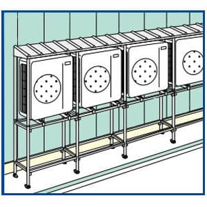 日晴金属 PCキャッチャー PC-RJ30専用連結屋根 ねじない組立プラスワン 天板:ZAM&reg;鋼板 溶融亜鉛メッキ仕上げ 《goシリーズ》 PCキャッチャー PC-RJ30専用連結屋根 ねじない組立プラスワン 天板:ZAM&reg;鋼板 溶融亜鉛メッキ仕上げ 《goシリーズ》 T-RJ30P 画像4