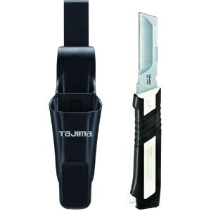タジマ タタックナイフ 電工ナイフ ブレード貫通型 ホロー形状刃採用 ホルスター付 DK-TN80HST2