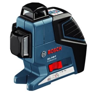 BOSCH 【生産完了品】レーザー墨出し器 水平4ライン・垂直4ライン・鉛直・地墨 キャリングケース付 GLL3-80P