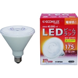 【販売終了】LED電球 ビームランプタイプ 一般ビームランプ150W形相当 電球色 屋内・屋外兼用 E26口金 LDR12L-W-V4