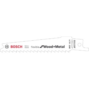 BOSCH セーバーソーブレード 木材・金属用 山数10〜14 全長300mm 5本入 セーバーソーブレード 木材・金属用 山数10〜14 全長300mm 5本入 S511DF