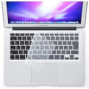 サンワサプライ 【生産完了品】ノート用キーボード防塵カバー 〔Apple MacBook Air 13.3インチモデル用〕 シリコン製 クリアタイプ ノート用キーボード防塵カバー 〔Apple MacBook Air 13.3インチモデル用〕 シリコン製 クリアタイプ FA-SMACBA13 画像2