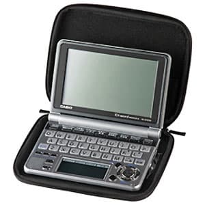 サンワサプライ 【生産完了品】電子辞書衝撃吸収ハードケース メディア収納ポケット付 ブラック  PDA-EDC30BK 画像2