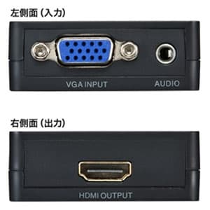 サンワサプライ VGA信号HDMI変換コンバーター 給電用USBケーブル付 VGA信号HDMI変換コンバーター 給電用USBケーブル付 VGA-CVHD2 画像3