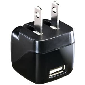 サンワサプライ 【生産完了品】超小型USB充電器 2.1A USB1ポート ブラック ACA-IP33BKN
