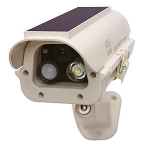 キャロットシステムズ 【生産完了品】ソーラー式LEDダミーカメラ 壁面用 IP44相当 SLD-110