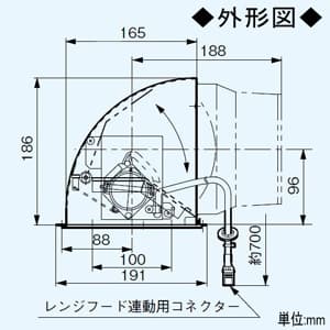 FY-AE605 (パナソニック)｜レンジフード用部材｜換気扇｜電材堂