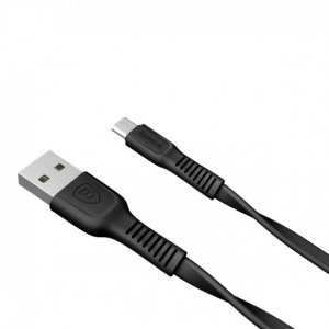 電材堂 【販売終了】USBケーブル 《Toughシリーズ》 USB〜MicroUSB 長さ1m ブラック DCAMZYB01