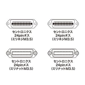 サンワサプライ 【生産完了品】GP-IBケーブル(5m)  KB-GPIB5N 画像3