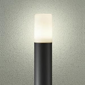 DAIKO LEDアプローチ灯 ランプ付 防雨形 白熱灯60W相当 非調光タイプ 6.6W 口金E26 高985mm 電球色 黒 DWP-38637Y