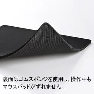 サンワサプライ 【生産完了品】エコマウスパッド 小型サイズ ブラック エコマウスパッド 小型サイズ ブラック MPD-EC50 画像3