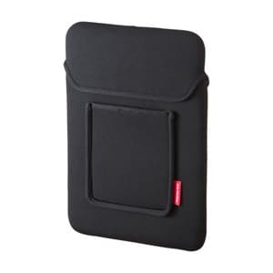 サンワサプライ 【生産完了品】スリップインタブレットケース 10.1インチ ネオプレン製 ブラック PDA-TABSP10BK