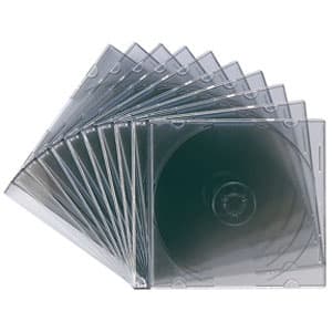 サンワサプライ 【生産完了品】DVD・CDケース スリムタイプ 1枚収納 クリアブラック 10枚セット DVD・CDケース スリムタイプ 1枚収納 クリアブラック 10枚セット FCD-PU10BK