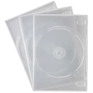 サンワサプライ 【生産完了品】スリムDVDトールケース 1枚収納 スリムタイプ インデックスカード付 クリア 3枚セット  DVD-TU1-03C 画像2