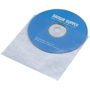 サンワサプライ CD・CD-R用不織布ケース 1枚収納 100枚セット FCD-F100