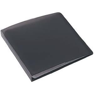 サンワサプライ 【生産完了品】ファイル型CDケース 12枚収納 インデックスシール付 ブラック FCD-1211BK