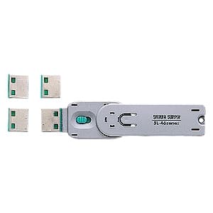 サンワサプライ USBコネクタ取付セキュリティ USB Aコネクタ専用 グリーン SL-46-G