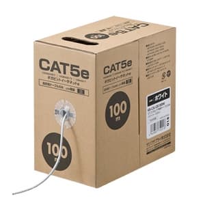 KB-C5L-CB100W (サンワサプライ)｜Cat5e｜電線(ケーブル)｜電材堂【公式】