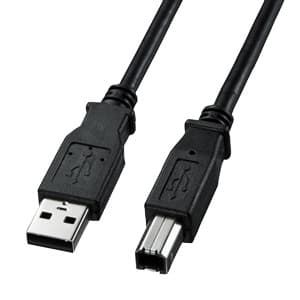 サンワサプライ 【生産完了品】USB2.0ケーブル スタンダードコネクタタイプ 1m ブラック USB2.0ケーブル スタンダードコネクタタイプ 1m ブラック KU20-1BKK