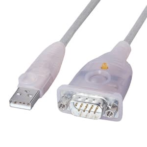 サンワサプライ 【生産完了品】USB-RS232Cコンバータ ケーブル長0.3m USB-CVRS9