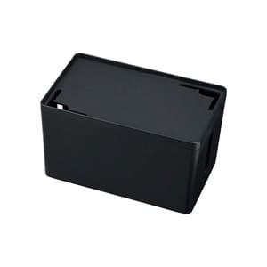 サンワサプライ ケーブル&タップ収納ボックス Sサイズ ブラック ケーブル&タップ収納ボックス Sサイズ ブラック CB-BOXP1BKN2