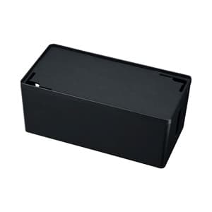 サンワサプライ ケーブル&タップ収納ボックス Mサイズ ブラック ケーブル&タップ収納ボックス Mサイズ ブラック CB-BOXP2BKN2