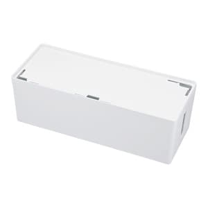 サンワサプライ ケーブル&タップ収納ボックス Lサイズ ホワイト ケーブル&タップ収納ボックス Lサイズ ホワイト CB-BOXP3WN2