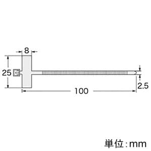 サンワサプライ マーカータイ 長さ100mm タグ+識別シール付 12本入 マーカータイ 長さ100mm タグ+識別シール付 12本入 CA-TM100N 画像4