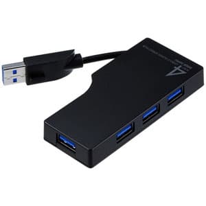 サンワサプライ 【生産完了品】USB3.0ハブ 4ポート ケーブル収納タイプ ブラック USB-HAM405BK