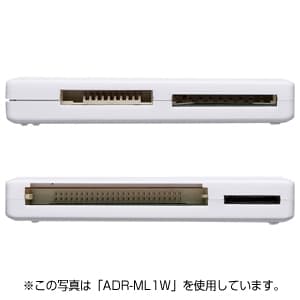 サンワサプライ 【生産完了品】USB2.0カードリーダー コンパクトカード型タイプ 4スロット 58メディア対応 ホワイト USB2.0カードリーダー コンパクトカード型タイプ 4スロット 58メディア対応 ホワイト ADR-ML1W 画像2