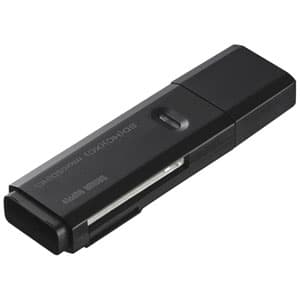 サンワサプライ USB2.0カードリーダー コンパクト直挿しタイプ 2スロット 35メディア対応 ブラック USB2.0カードリーダー コンパクト直挿しタイプ 2スロット 35メディア対応 ブラック ADR-MSDU2BK