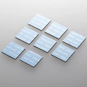 サンワサプライ ノートパソコン冷却パッド 正方形 コンパクトサイズ ブルー 8枚入 TK-CLNP8BL