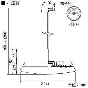 DAIKO 【生産完了品】LEDペンダントライト 〜10畳用 プルレス色温度切替/調光タイプ 端子台木ネジ取付方式 リモコン付 ホワイト LEDペンダントライト 〜10畳用 プルレス色温度切替/調光タイプ 端子台木ネジ取付方式 リモコン付 ホワイト DPN-39496 画像3