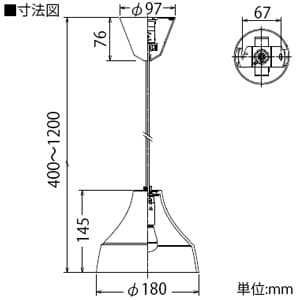 DAIKO 【生産完了品】LEDペンダントライト 電球色 非調光タイプ E17口金 白熱灯60Wタイプ 端子台木ネジ取付方式 緑 LEDペンダントライト 電球色 非調光タイプ E17口金 白熱灯60Wタイプ 端子台木ネジ取付方式 緑 DPN-39179Y 画像2