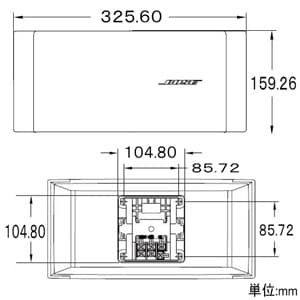 BOSE 【生産完了品】スピーカー DS露出型 壁掛タイプ 40W 壁掛ブラケット付属 全天候仕様 ブラック スピーカー DS露出型 壁掛タイプ 40W 壁掛ブラケット付属 全天候仕様 ブラック DS40SEB 画像4