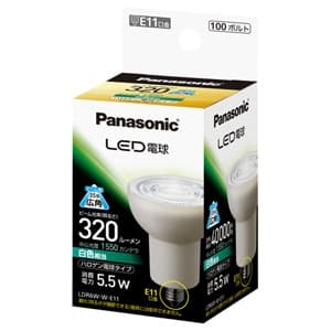 パナソニック LED電球 ハロゲン電球タイプ 5.5W 広角タイプ 白色相当 E11口金 LED電球 ハロゲン電球タイプ 5.5W 広角タイプ 白色相当 E11口金 LDR6W-W-E11