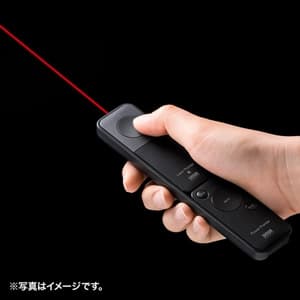 サンワサプライ 【生産完了品】パワーポインターPro 2.4GHzワイヤレス 抗菌仕様 パワーポインターPro 2.4GHzワイヤレス 抗菌仕様 LP-RF106BK 画像5