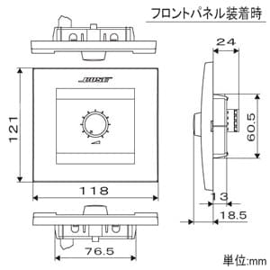 BOSE 【生産完了品】ボリュームコントローラー 取付ネジ(M4)付属 ボリュームコントローラー 取付ネジ(M4)付属 DXAVC 画像2