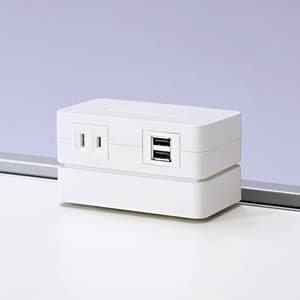 サンワサプライ 【生産完了品】クランプユニット 電源-USBセット 5-131-7831