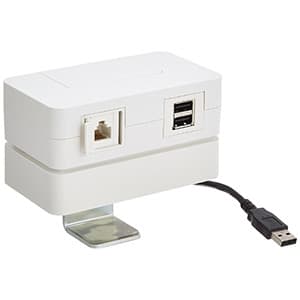 サンワサプライ 【生産完了品】クランプユニット LAN-USBセット 5-131-7841