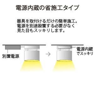 DAIKO 【生産完了品】LEDシーリングダウンライト 白色 CDM-TP70W相当 配光角60度 AC100V/200V兼用 LZ4 LEDシーリングダウンライト 白色 CDM-TP70W相当 配光角60度 AC100V/200V兼用 LZ4 LZD-60824NW 画像2