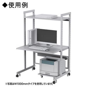 サンワサプライ 【受注生産品】eラック 高耐荷重ラック スタンダードタイプ W1800×D800×H1500mm 総耐荷重200kg 【受注生産品】eラック 高耐荷重ラック スタンダードタイプ W1800×D800×H1500mm 総耐荷重200kg ER-180N 画像2