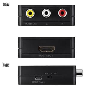 サンワサプライ HDMI信号コンポジット変換コンバーター USBバスパワー方式 HDMI信号コンポジット変換コンバーター USBバスパワー方式 VGA-CVHD3 画像2