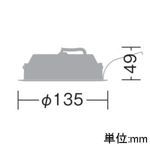 DAIKO 【生産完了品】ダウンライト モジュールタイプ 拡散パネル付 FHT42W相当 埋込穴φ125mm 配光角60°電源別売 白色タイプ ホワイト ダウンライト モジュールタイプ 拡散パネル付 FHT42W相当 埋込穴φ125mm 配光角60°電源別売 白色タイプ ホワイト LZD-91283NW 画像2