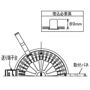 DAIKO 【生産完了品】ベースダウンライト 軒下用 拡散パネルタイプ 配光角60° 埋込穴φ150 防滴形 FHT42W相当 白色 ベースダウンライト 軒下用 拡散パネルタイプ 配光角60° 埋込穴φ150 防滴形 FHT42W相当 白色 LZW-60780NW 画像2