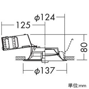 DAIKO 【生産完了品】LEDダウンライト 高気密SB形 プルレス色温度切替タイプ(昼白色/電球色) 白熱灯100Wタイプ 埋込穴φ125 《楽調》 ブラック LEDダウンライト 高気密SB形 プルレス色温度切替タイプ(昼白色/電球色) 白熱灯100Wタイプ 埋込穴φ125 《楽調》 ブラック DDL-4397FB 画像2