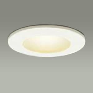 DAIKO LEDベースダウンライト M形 非調光タイプ 白熱灯40Wタイプ 電球色 埋込穴φ65 ホワイト DDL-8049YW