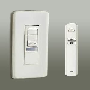 DAIKO 壁付リモコンスイッチ LED・蛍光灯・白熱灯対応 リモコン付 壁付リモコンスイッチ LED・蛍光灯・白熱灯対応 リモコン付 DP-37270